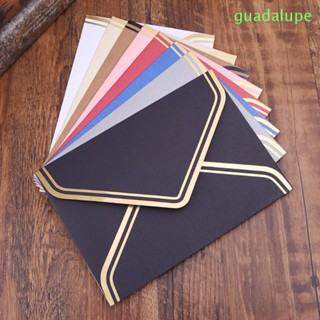 Guadalupe ซองจดหมายเชิญงานแต่งงาน ลายตัวอักษร สีทอง 125x175 มม.