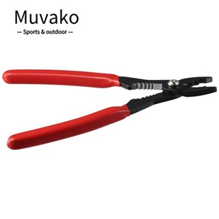 Muvako คีมย้ําสายไฟ สีแดง 4-in-1 สําหรับใช้ในครัวเรือน อุตสาหกรรม