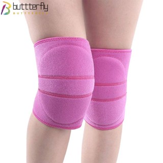 Buttterfly สนับเข่า EVA ระบายอากาศ สีชมพู สําหรับปีนเขา ออกกําลังกาย วิ่ง เทนนิส 1 คู่