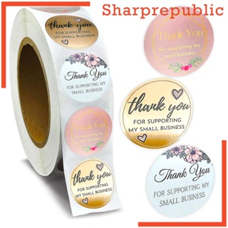 [Sharprepublic] สติกเกอร์ฉลาก Thank You สําหรับติดตกแต่งสมุด DIY