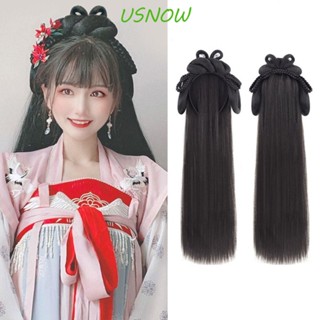 Usnow Hanfu ที่คาดผม สีดํา สไตล์จีนโบราณ สําหรับถ่ายภาพสตูดิโอ