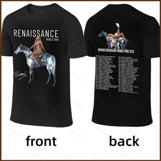 เสื้อเชิ้ตแขนสั้น พิมพ์ลาย Kira Beyonce Renaissance Word Tour 2023