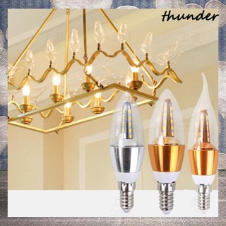 Thunder หลอดไฟ Led 220V 5W E14 อะลูมิเนียม กันน้ํา ประหยัดพลังงาน