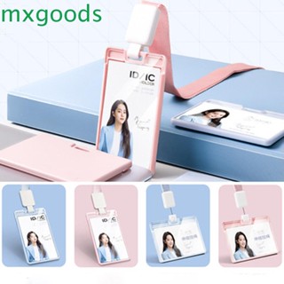 Mxgoods กระเป๋าใส่นามบัตรรถบัส แบบใส แฟชั่น สําหรับโรงเรียน