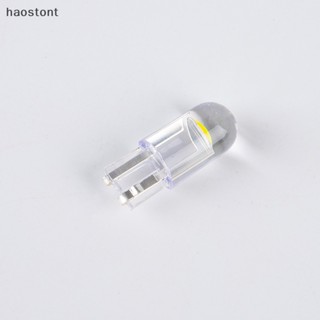 Haostont COB หลอดไฟ Led W5W T10 6000K สีขาว สําหรับติดป้ายทะเบียนรถยนต์