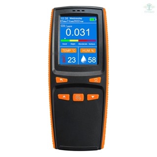 Portable Ozone Analyzer Multifunctional O3 Ozone Meter Air Detector Intelligent Sensor Ozone Meter Air Quality Pollution Monitor