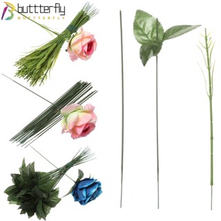 Buttterfly ดอกกุหลาบปลอม สําหรับตกแต่งสวน 25 ชิ้น ต่อชุด