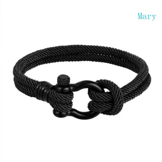 สร้อยข้อมือ สายรัดข้อมือ สเตนเลส Mary Rope สําหรับผู้ชาย ผู้หญิง ของขวัญ