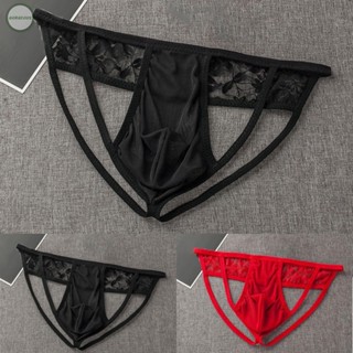 GORGEOUS~Lingerie Men Panties Thong Underwear Briefs G-String Jock Strap Lace Sissy