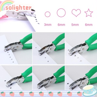 Solighter อุปกรณ์เจาะรู ลายนูน 9-75 มม. DIY