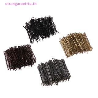 Strongaroetrtu กิ๊บติดผม สีดํา สําหรับงานแต่งงาน 100 ชิ้น