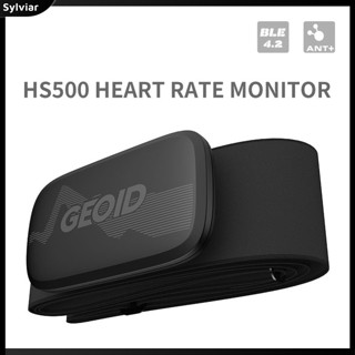 [sylviar] Geoid Hs500 นาฬิกาจับเวลาบลูทูธไร้สาย วัดอัตราการเต้นหัวใจ 30-240bpm Ip67 กันน้ํา สําหรับขี่จักรยาน