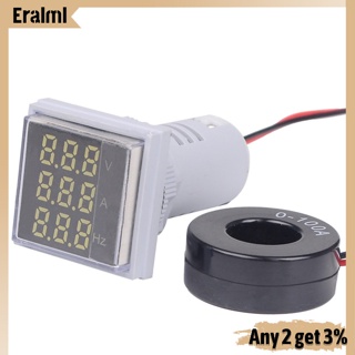 Eralml St17vah เครื่องวัดแรงดันไฟฟ้าดิจิทัล Led 60-500v 0-100a ทรงสี่เหลี่ยม 3 In 1