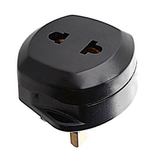 Travel Socket Plug Adapter Home Lightweight ABS EU TO UK 2-Pins To 3-Pins Power Conversion Abroad Brass Conductor