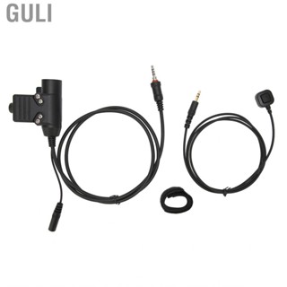 Guli U94+Finger Microphone PTT Adapter Clear Cold Resistant Plug and Play U94 for Yaesu Vertex VX6R VX7R