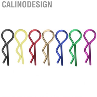 Calinodesign 10Pcs RC Car   RShape Metal Body Clips Pins For 1/5 1/6 1/8 1/10