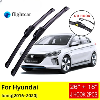 Flightcar ใบปัดน้ําฝนด้านหน้า อุปกรณ์เสริม สําหรับ Hyundai Ioniq 2016 2017 2018 2019 2020