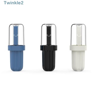 Twinkle ถ้วยพลาสติก อเนกประสงค์ พร้อมที่จับ สําหรับใส่ยาสีฟัน แชมพู เหมาะกับการพกพาเดินทาง