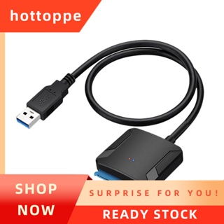 【hottoppe】อะแดปเตอร์แปลงสายเคเบิ้ล Usb 3.0 เป็น Sata 22Pin SataIII เป็น Usb3 0 สําหรับ Sata HDD SSD 2.5 นิ้ว 3.5 นิ้ว