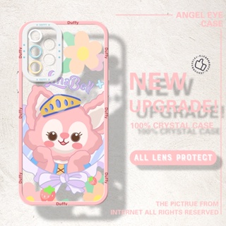 เคสโทรศัพท์มือถือแบบนิ่ม ใส กันรอยกล้อง ลาย LinaBell น่ารัก สําหรับ Samsung A31 A33 A42 A50 A24 A51 A52 A52s A53 A71 A72