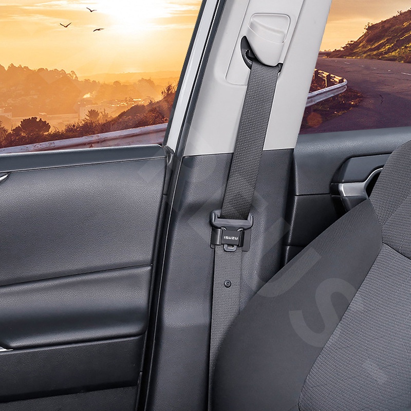 Isuzu วงเล็บเข็มขัดนิรภัยรถยนต์ คลิปป้องกันการชนกันของเข็มขัดนิรภัย ที่เก็บเข็มขัดนิรภัย Panther Elf Traga Dmax Mux Trooper MU7 TFR Crosswind Panther Sportivo - รูปที่ 6