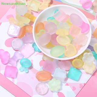 Newsandthen 10 ชิ้น เรืองแสง กลิ่นหอม การ์ตูน สบู่ แฮนด์เมด Diy ครีม กาว โทรศัพท์มือถือ อุปกรณ์เปลือก ดี