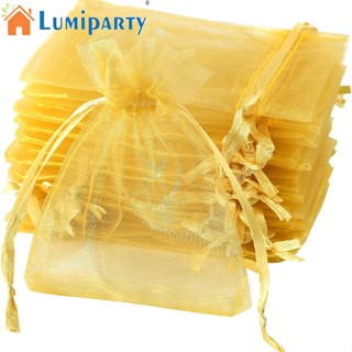 Lumiparty ถุงบรรจุภัณฑ์ ใช้ซ้ําได้ สําหรับใส่เครื่องประดับ 100 ชิ้น ต่อชุด