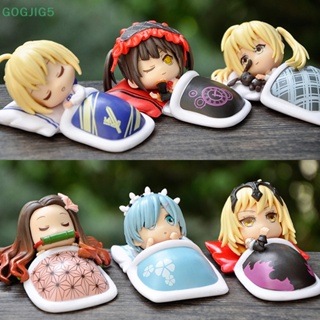 [GOGJIG5] โมเดลฟิกเกอร์อนิเมะ Sleeping Rem Saber Nezuko Kasugano Sora Tokisaki Kurumi UOO