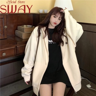 SWAY เสื้อกันหนาว เสื้อฮู้ด chic comfortable New Style ทนทาน WJK2390PK137Z230914