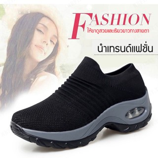 【สต็อกพร้อม】Foot Correction Sneakers Plus Size Height Increasing Casual Sports Shoes