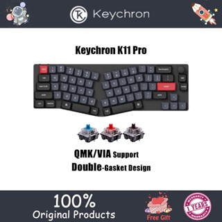 Keychron K11 Pro QMK/VIA Alice คีย์บอร์ดเมคคานิคอลไร้สาย