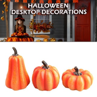 3D Fall Pumpkin Resin Light Up Pumpkin for Tiered Tray Thanksgiving Decorations