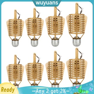 Wuyuans กรงเหยื่อตกปลา อุปกรณ์เสริม สําหรับตกปลา 8 ชิ้น