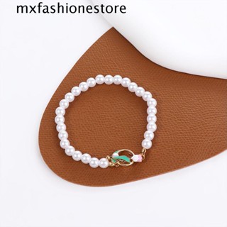 Mxfashione กําไลข้อมือ ลายดอกไม้ สไตล์วินเทจ หรูหรา สําหรับผู้หญิง