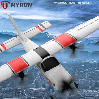 Myron รีโมตคอนโทรลเครื่องบิน 2.4G 2 ช่องทาง 2CH สําหรับเครื่องร่อนบังคับ Cessna 182