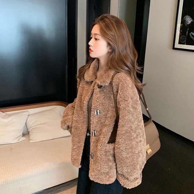 CLOTHING เสื้อคลุมกันหนาวเเขนยาวผ้าบุสำลีนิ่มผู้หญิง รุ่น W9006 - รูปที่ 3