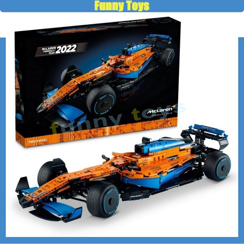 Technic McLaren Formula โมเดลตัวต่อรถแข่ง 1 Race Car 42141 (1,432 ชิ้น) ของเล่นสําหรับเด็ก