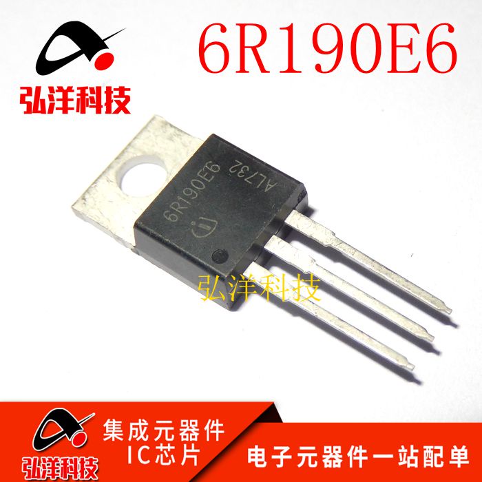6R190E6 IPA60R190E6 ยี่ห้อใหม่คลังสินค้าพร้อม TO-220F 650V 59A