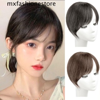 Mxfashione กิ๊บติดผมหน้าม้า แบบนุ่ม 3D สีขาว เพิ่มวอลลุ่มผม มองไม่เห็น