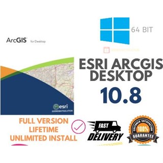 ESRI ArcGIS Desktop 10.8 | Lifetime | Full Version