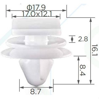 แผ่นกันรอยประตู 51787-60070 สําหรับ Toyota Lexus GX460 GX470 LX470 50 ชิ้น