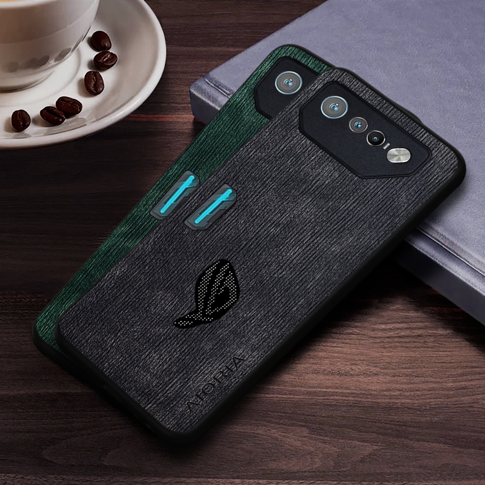 เคสโทรศัพท์มือถือหนัง ลายต้นไม้ สําหรับ asus rog phone 7 6 asus rog phone 7 6