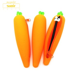 Suair กระเป๋าเครื่องเขียน ซิลิกาเจล สีส้ม สําหรับสํานักงาน 2 ชิ้น