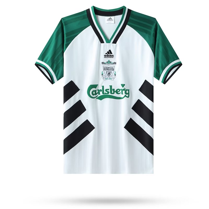 เสื้อกีฬาแขนสั้น ลายทีมชาติฟุตบอล Liverpool 1993-1995