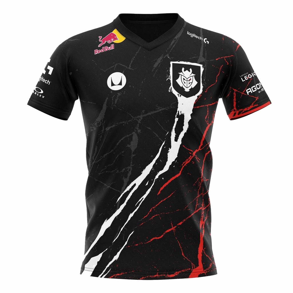 G2 ESPORTS - Pro Kit 2023 - Jersey - GOZEN,CSGO Game Jersey, PUBG E -sports Event T -shirt, Mens Str