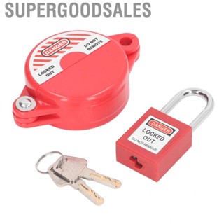 Supergoodsales Gate Valve Lockout Set Tagout For Outdoor Garden 25mm To 64mm Stem