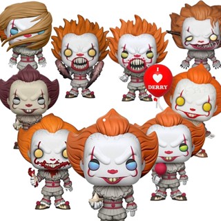 โมเดลฟิกเกอร์ Funko Pop IT Joker Pennywise 472 543 ของเล่นสําหรับเด็ก