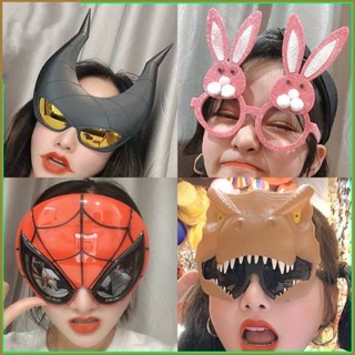 Sq3 เครื่องประดับ แว่นตา ลายสไปเดอร์แมน ตลก สร้างสรรค์ สําหรับตกแต่งปาร์ตี้ฮาโลวีน
