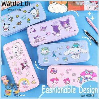 Wttle กล่องดินสอ ลายการ์ตูน Cinnamoroll Pochacco ความจุขนาดใหญ่ สําหรับนักเรียน สํานักงาน