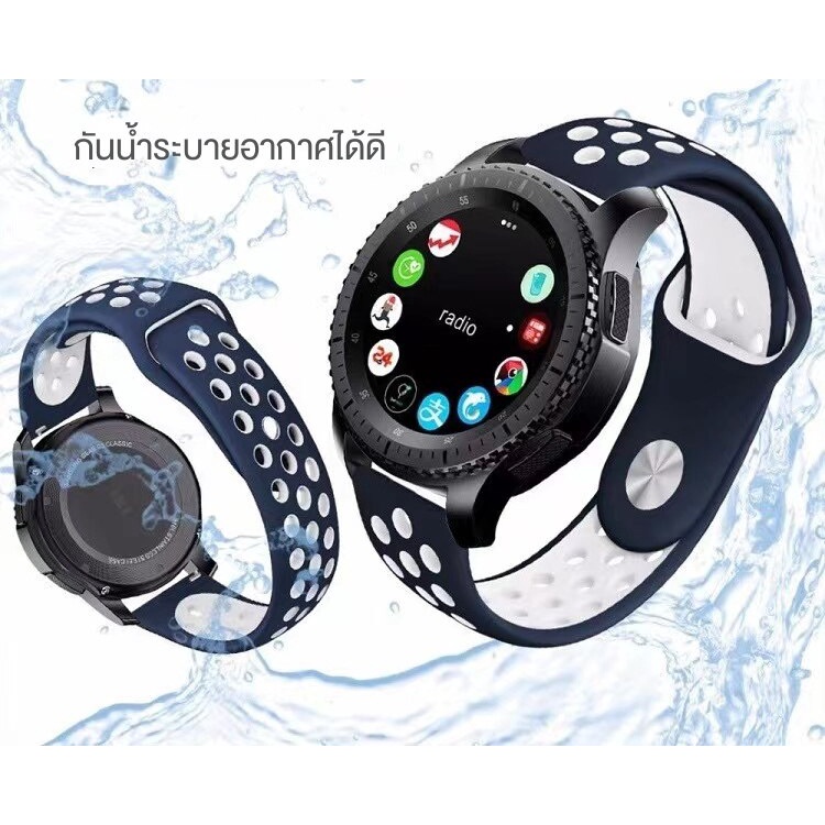 สายนาฬิกาXiaomi watch s1 s1active s1 s2 s3 watch2สองสีcolor2 color1สายชิลิโคนnike 20mm22mm